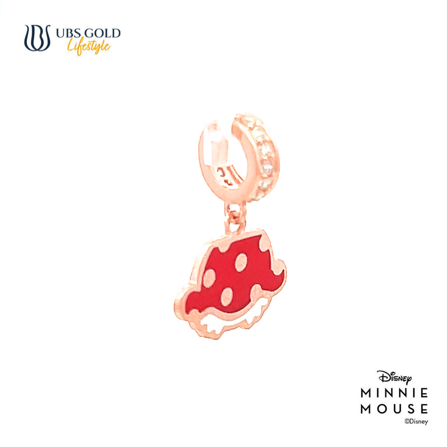 UBS Gold Liontin Emas Disney Minnie Mouse Sweetie - Cly0037 - 17K