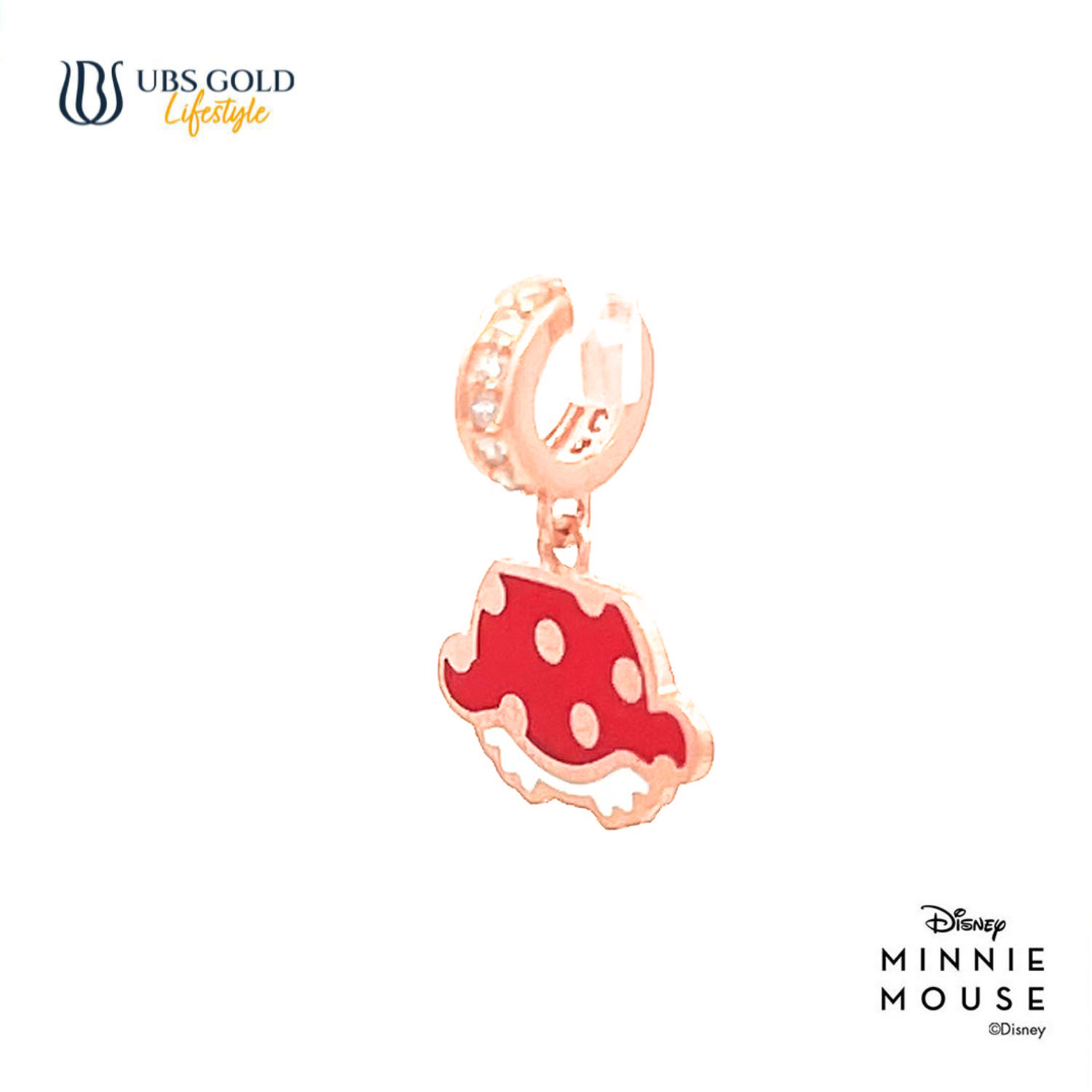 UBS Gold Liontin Emas Disney Minnie Mouse Sweetie - Cly0037 - 17K