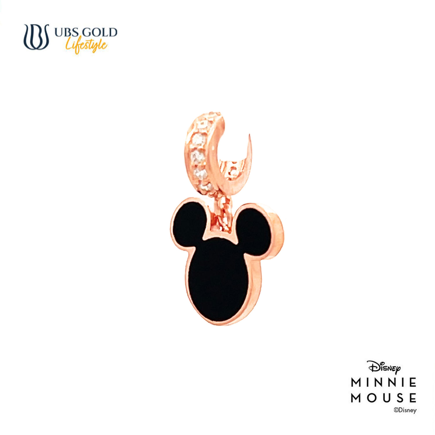 UBS Gold Liontin Emas Disney Mickey Mouse Sweetie - Cly0043 - 17K