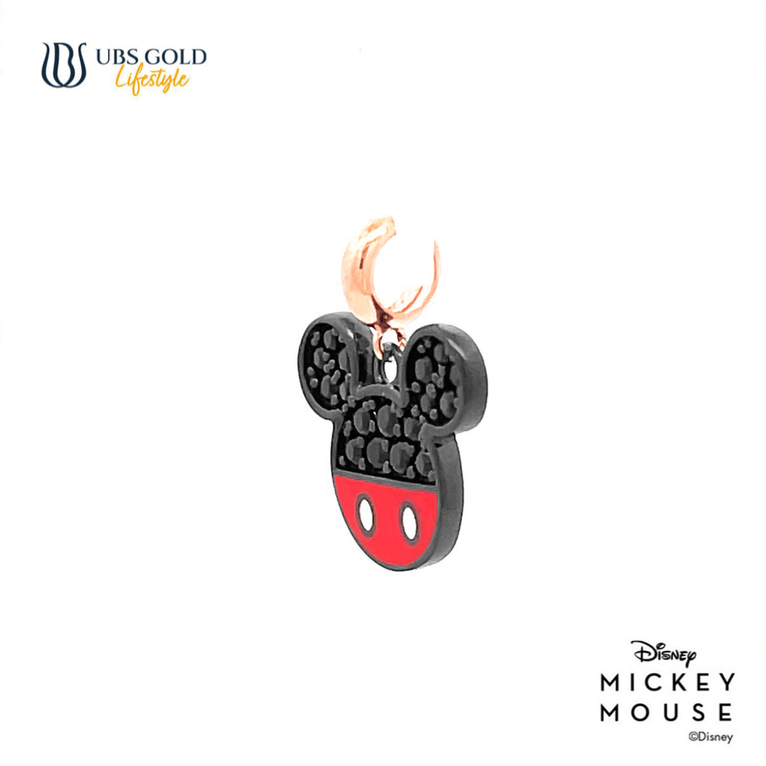 UBS Gold Liontin Emas Disney Mickey Mouse Sweetie - Cly0055 - 17K