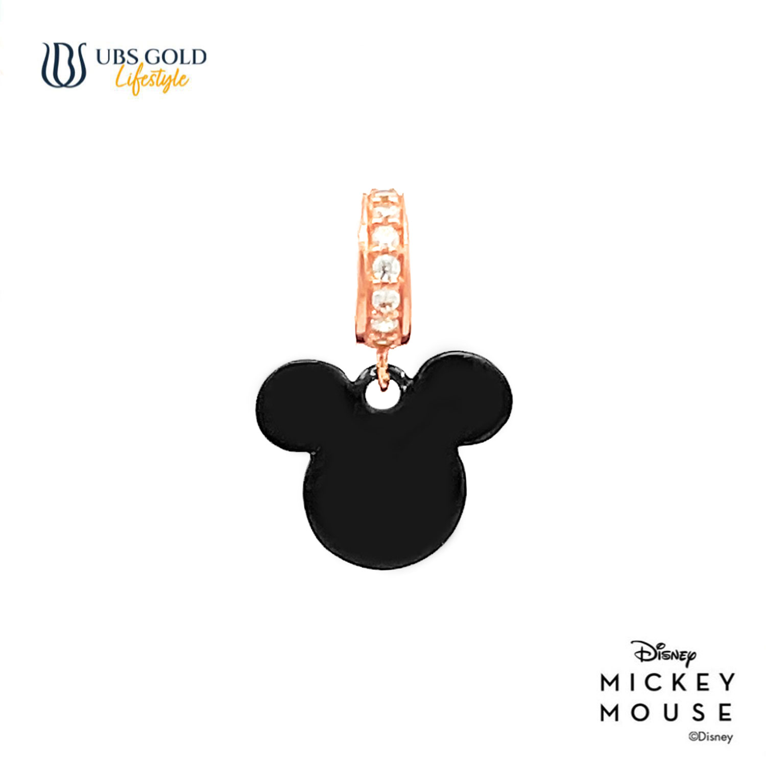 UBS Gold Liontin Emas Disney Mickey Mouse Sweetie - Cly0057 - 17K