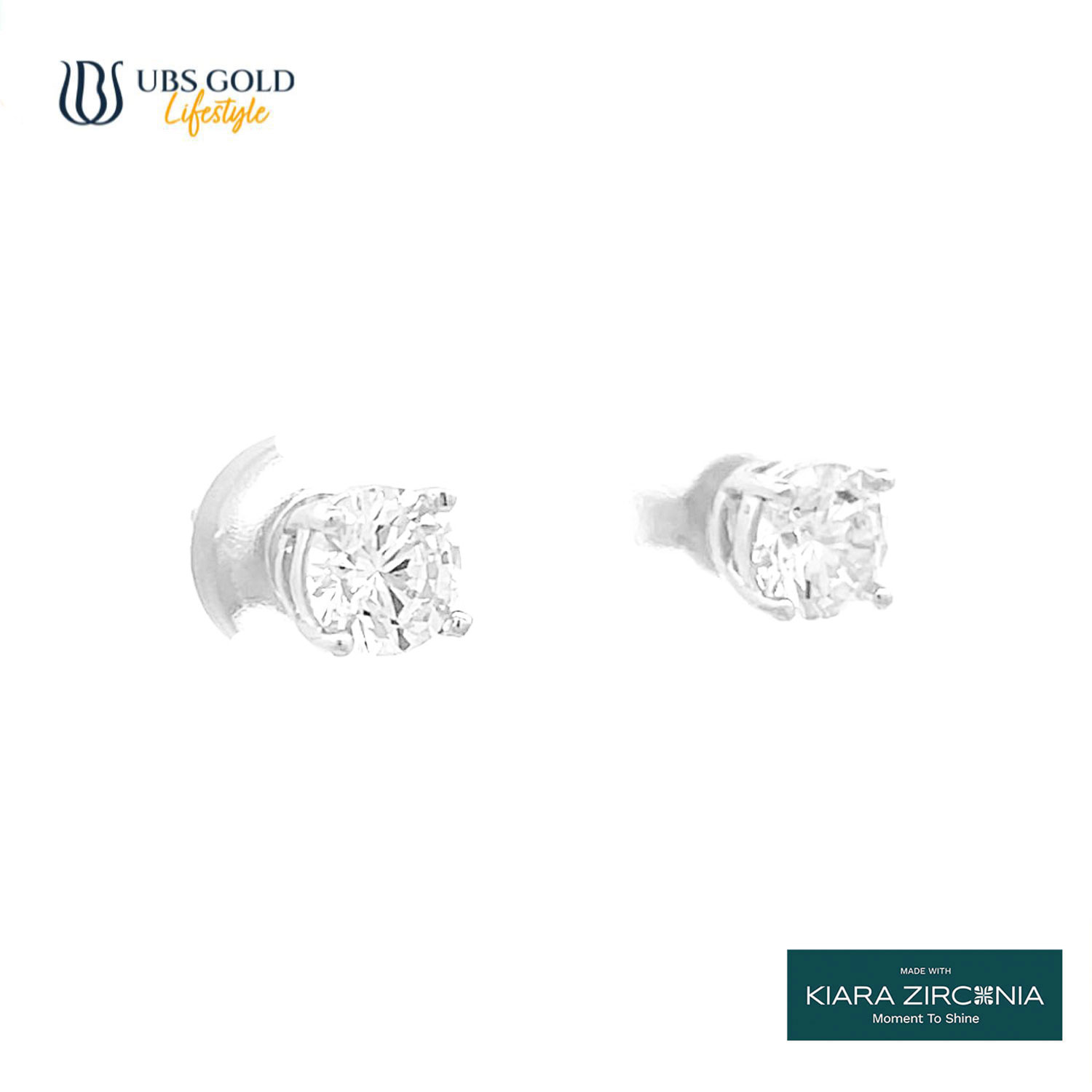 UBS Gold Anting Emas Solitaire - Cwb0752 - 17K