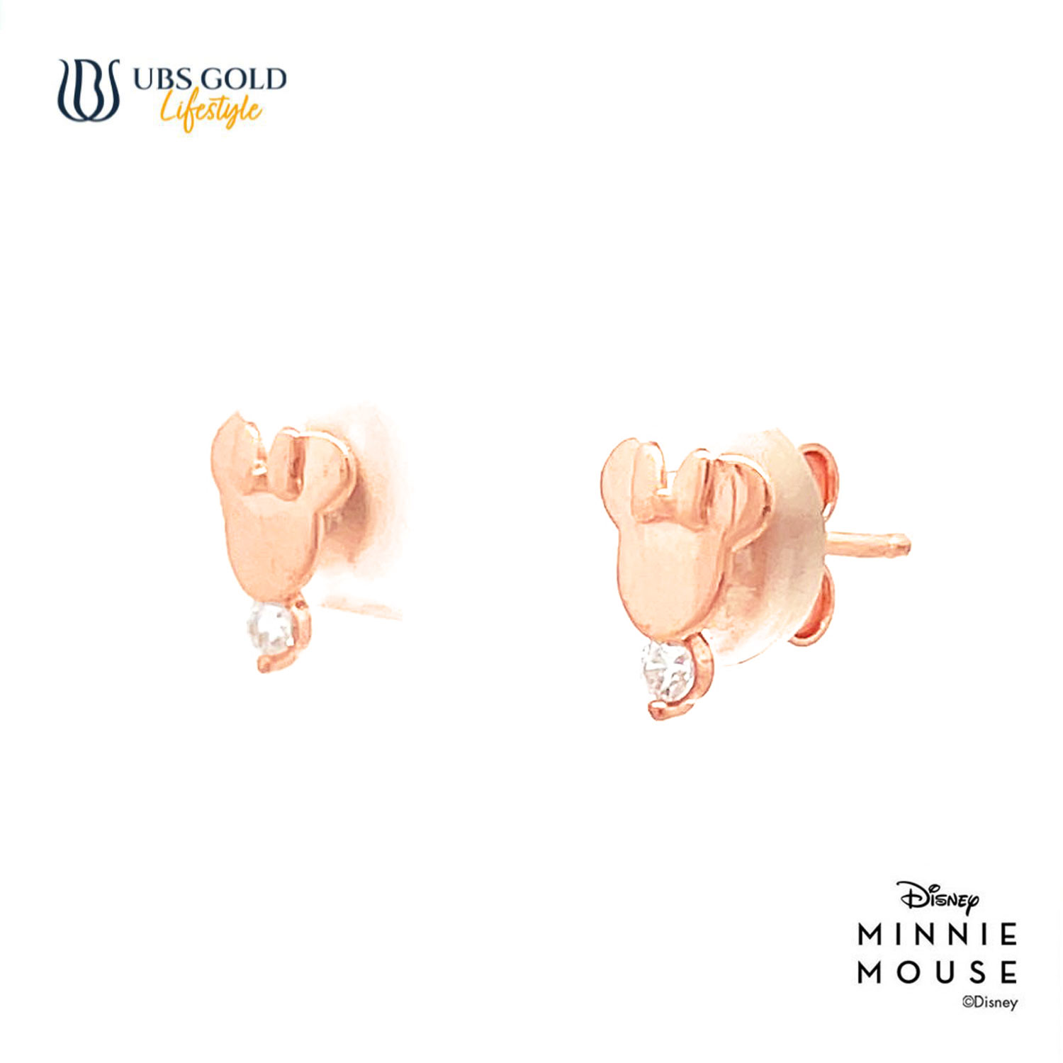 UBS Gold Anting Emas Disney Minnie Mouse - Cwy0057 - 17K