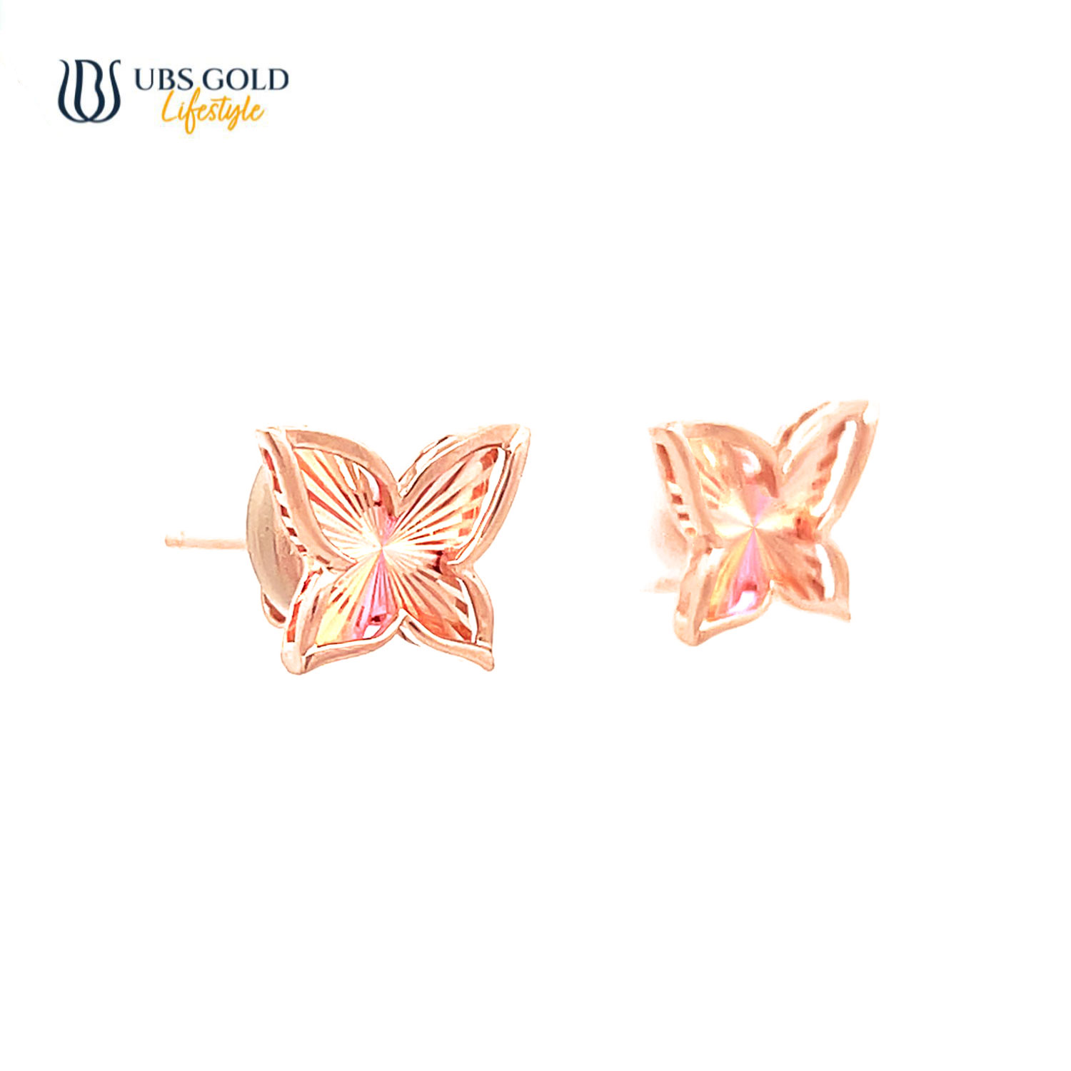 UBS Gold Anting Emas Rainbow - E6w0015 - 17K