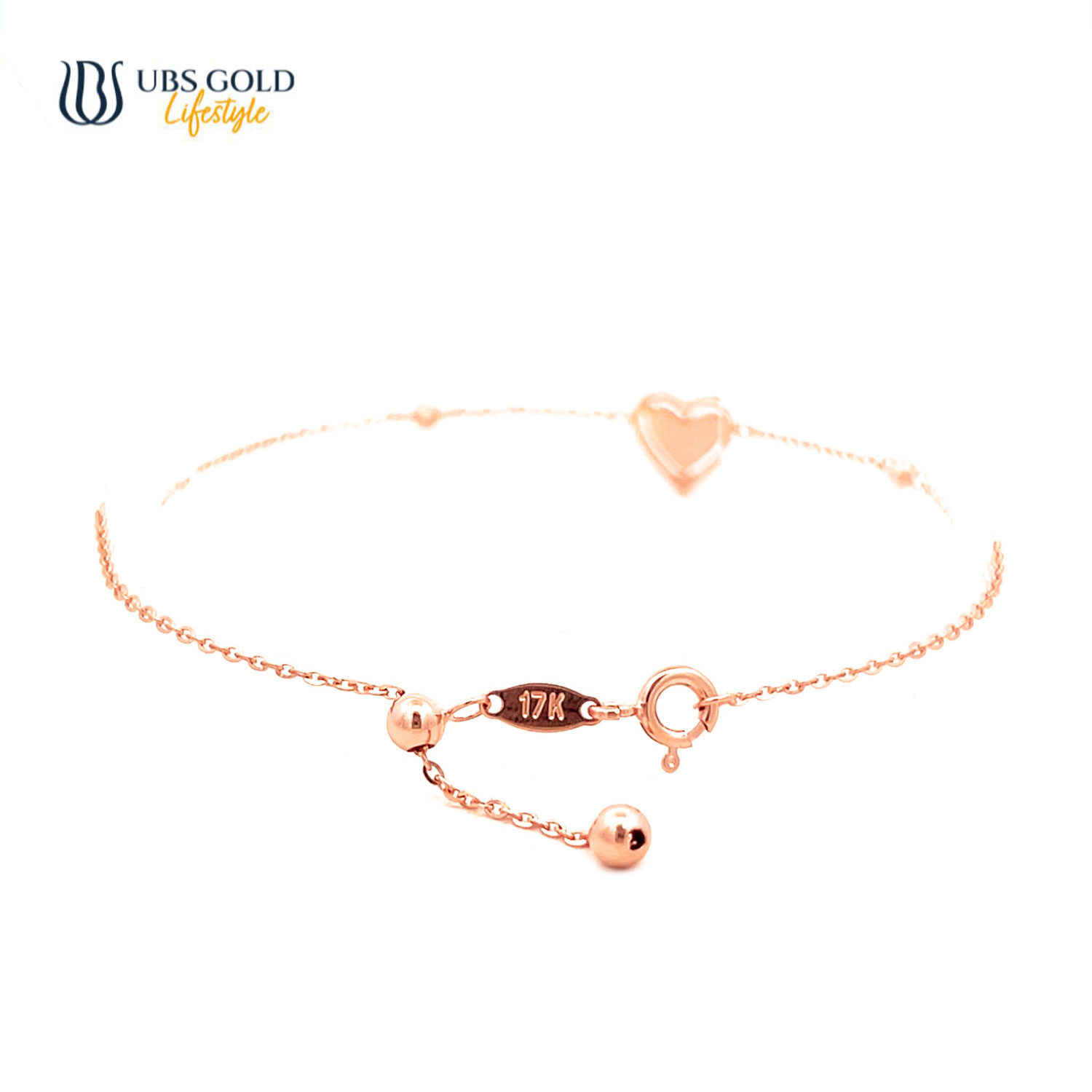 UBS Gold Gelang Emas Millie Molly Rainbow - K6g0038 - 17K