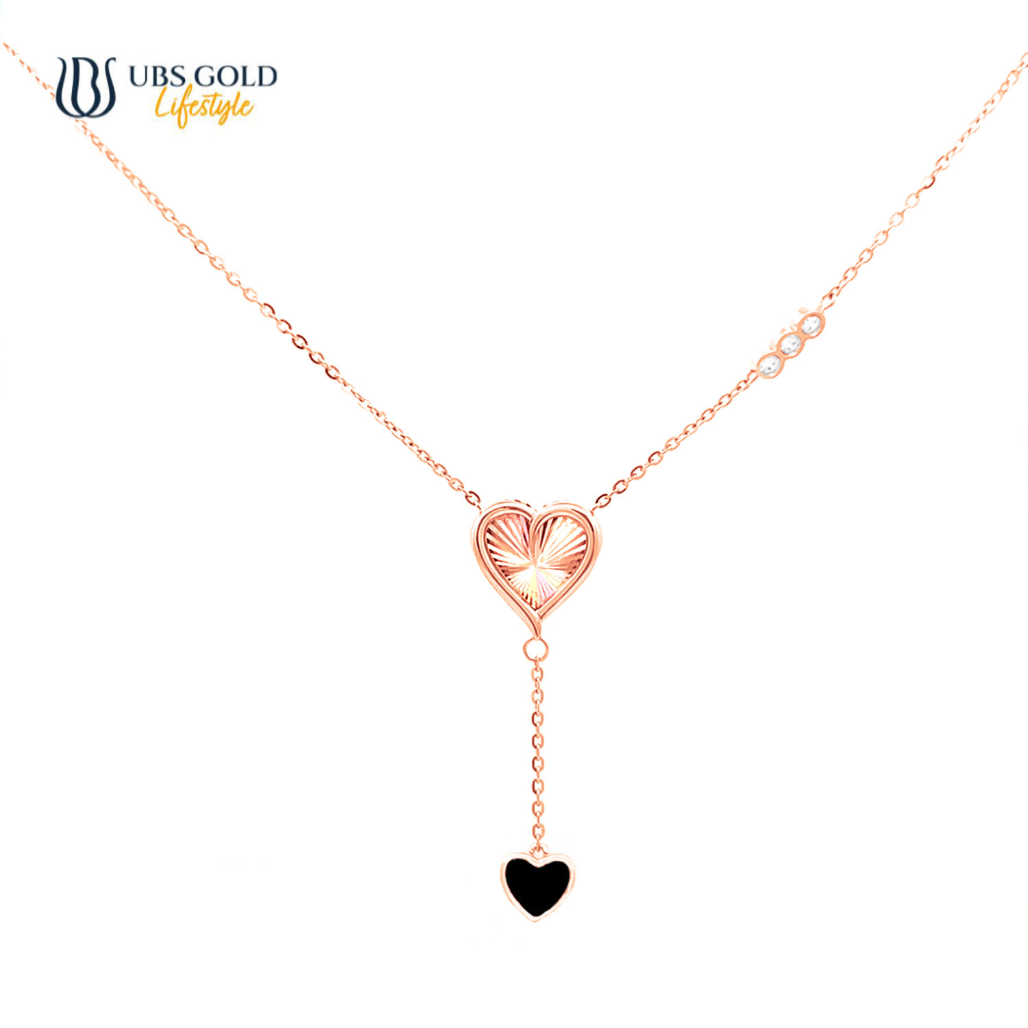 UBS Gold Kalung Emas Millie Molly Rainbow - K6k0057 - 17K