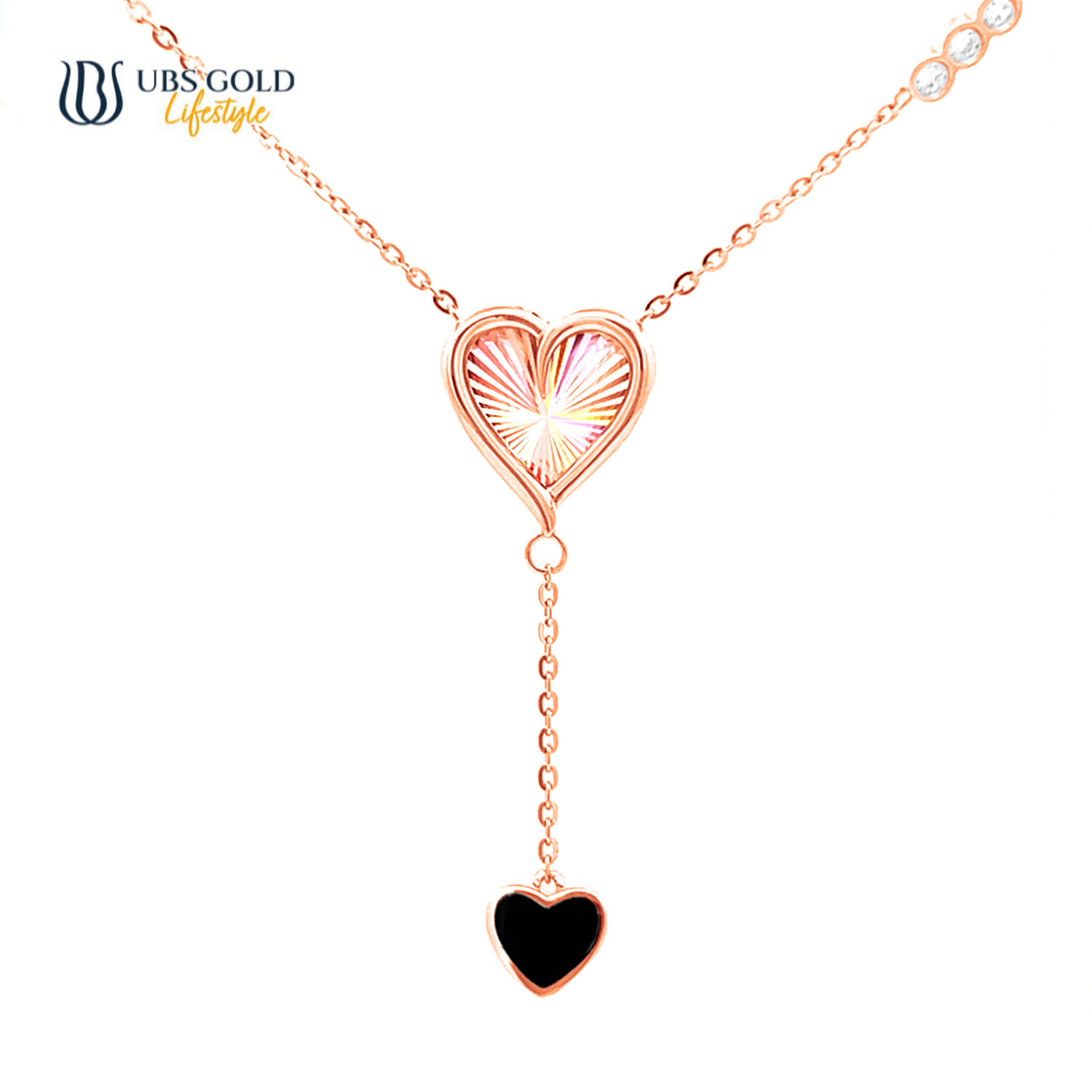 UBS Gold Kalung Emas Millie Molly Rainbow - K6k0057 - 17K