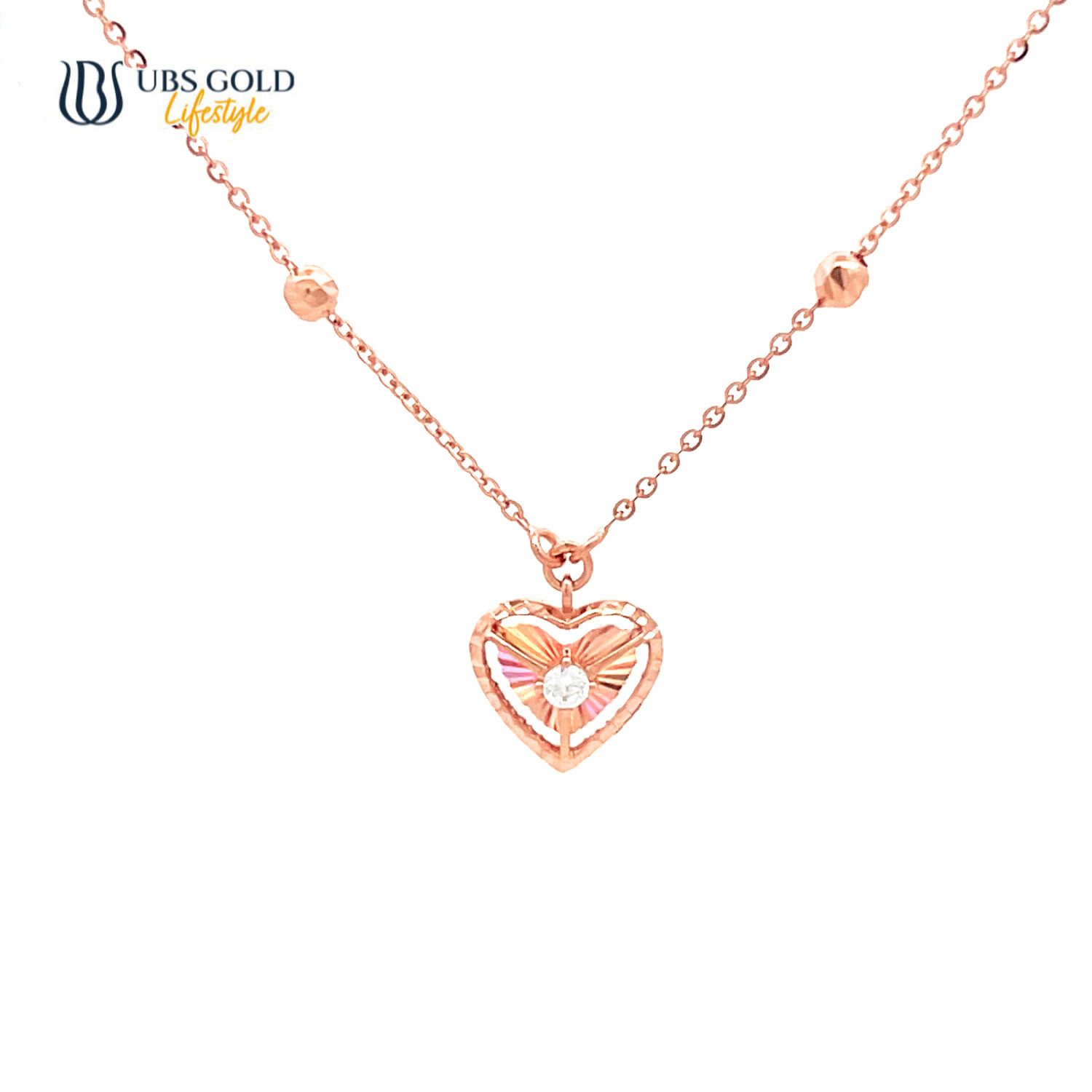 UBS Gold Kalung Emas Millie Molly Rainbow - K6k0097 - 17K