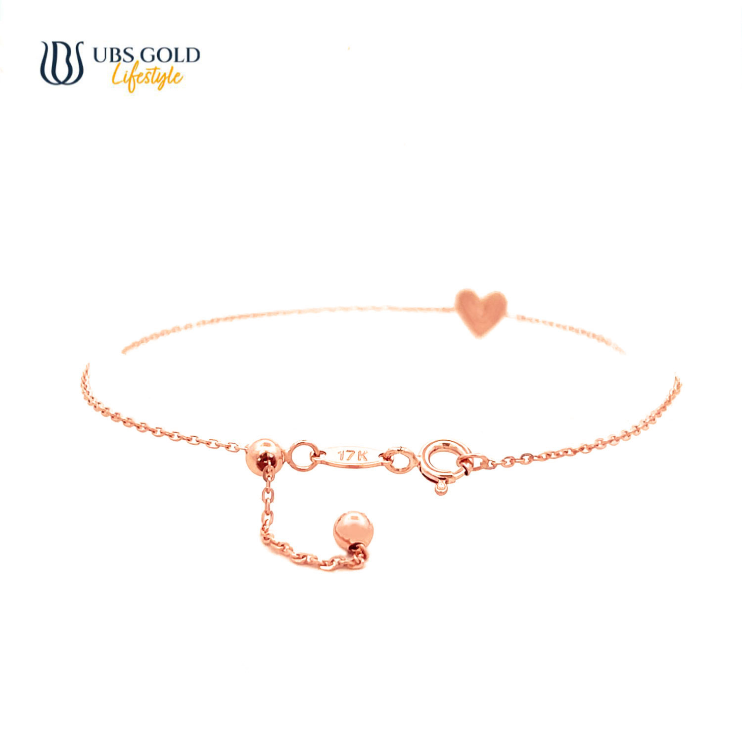 UBS Gold Gelang Emas Millie Molly - Kgv7295 - 17K