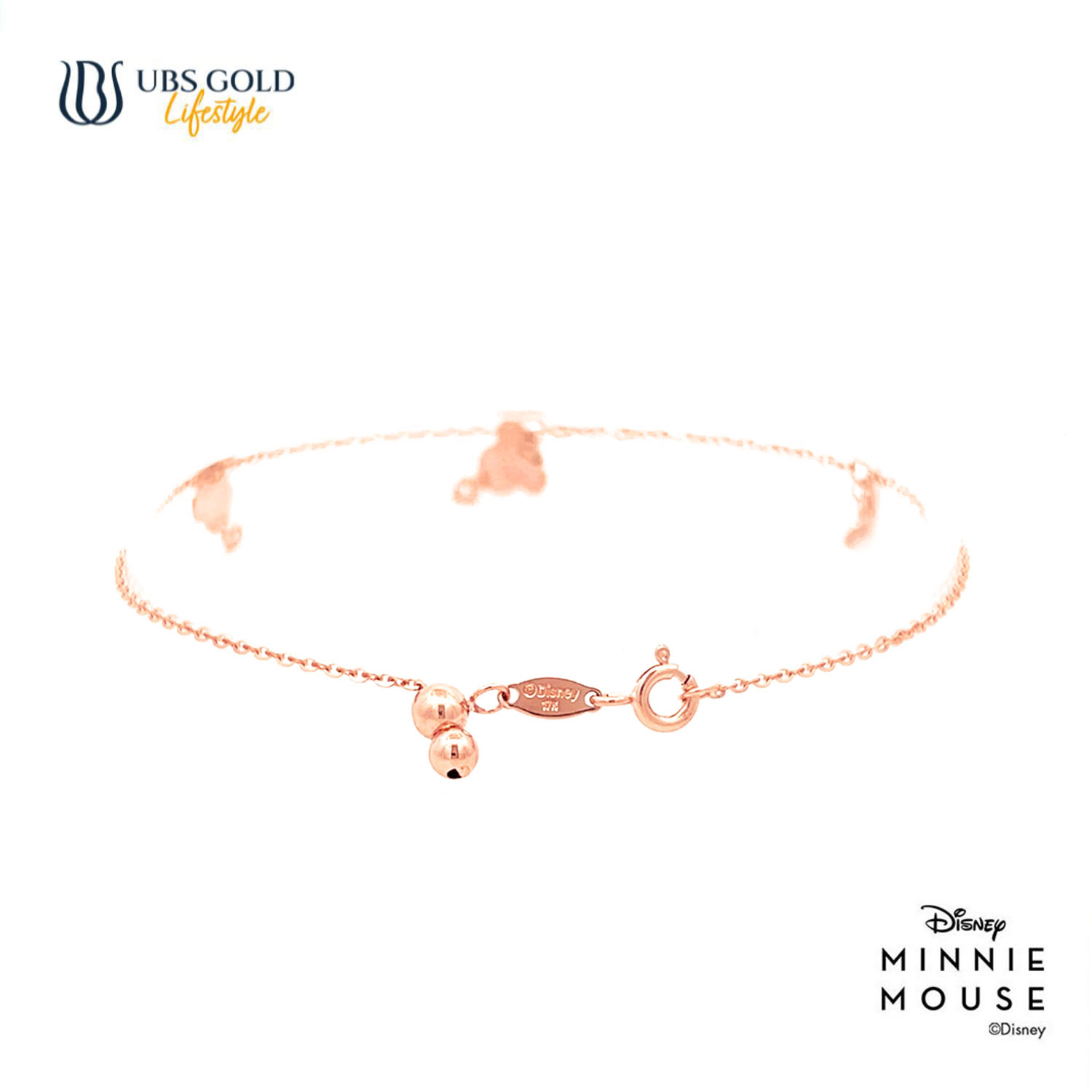 UBS Gold Gelang Emas Disney Minnie Mouse - Kgy0139 - 17K