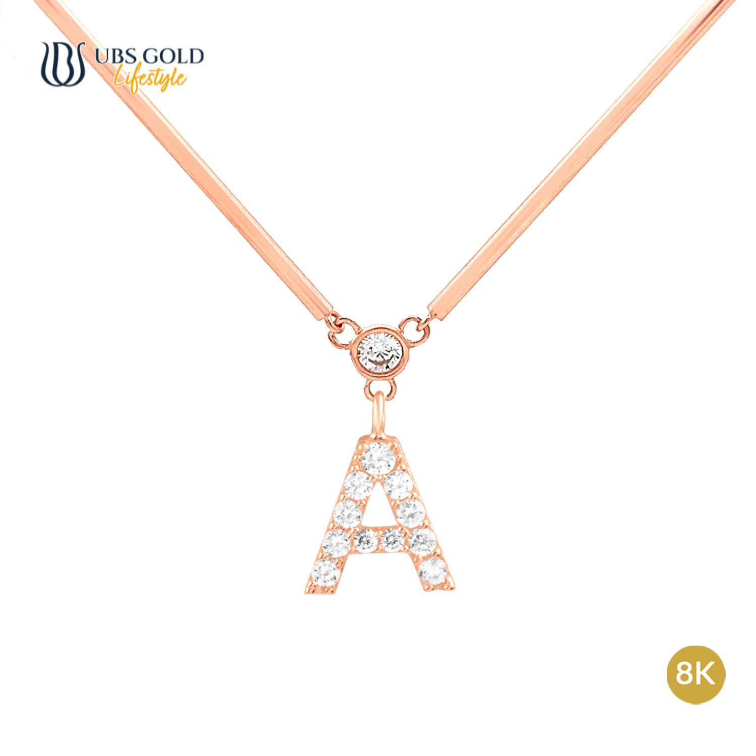 UBS Gold Kalung Emas Alpha Tube A - Kkv15164K - 8K