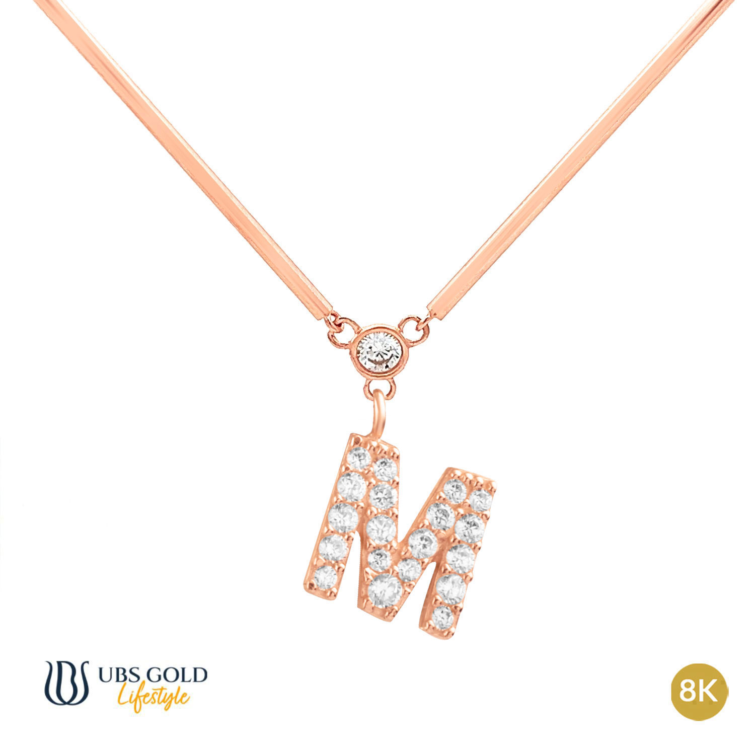 UBS Gold Kalung Emas Alpha Tube M - Kkv15177K - 8K