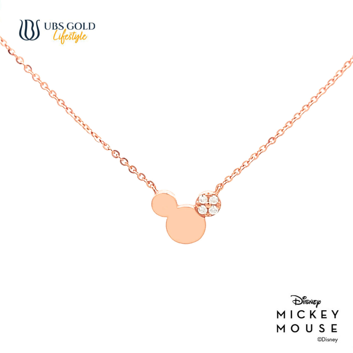 UBS Gold Kalung Emas Disney Mickey Mouse - Kky0511 - 17K