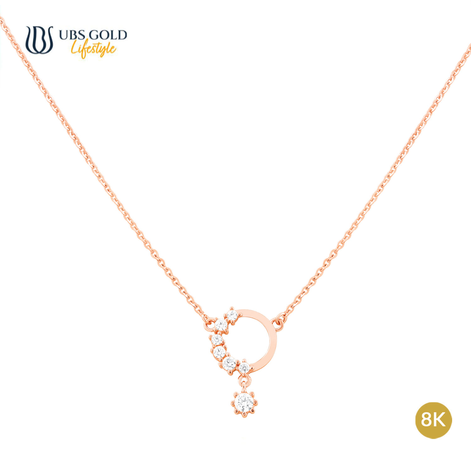 UBS Gold Kalung Emas Seo-yeon - Ksk0805K - 8K