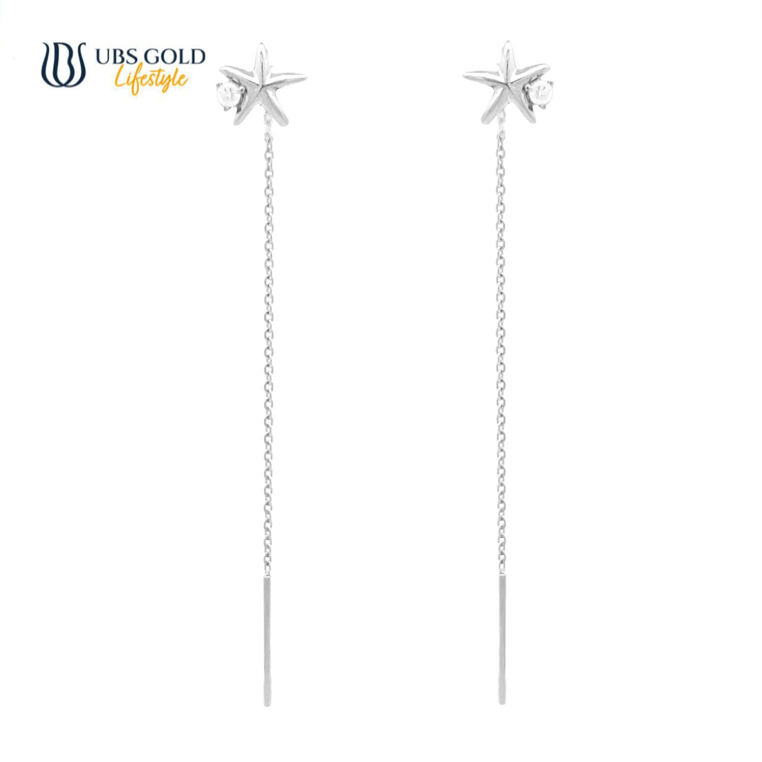 UBS Gold Anting Emas Luna - Ksw1166 - 17K