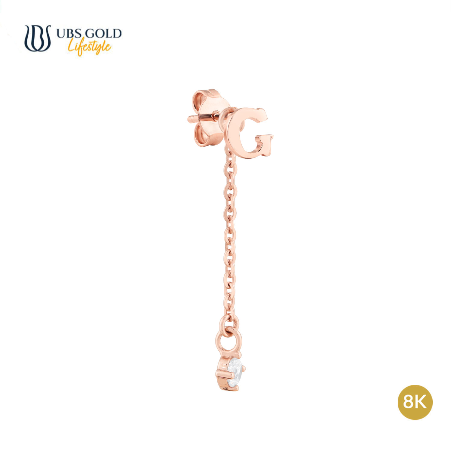 UBS Gold Anting Emas AlphaMe G - Kwr1293K - 8K