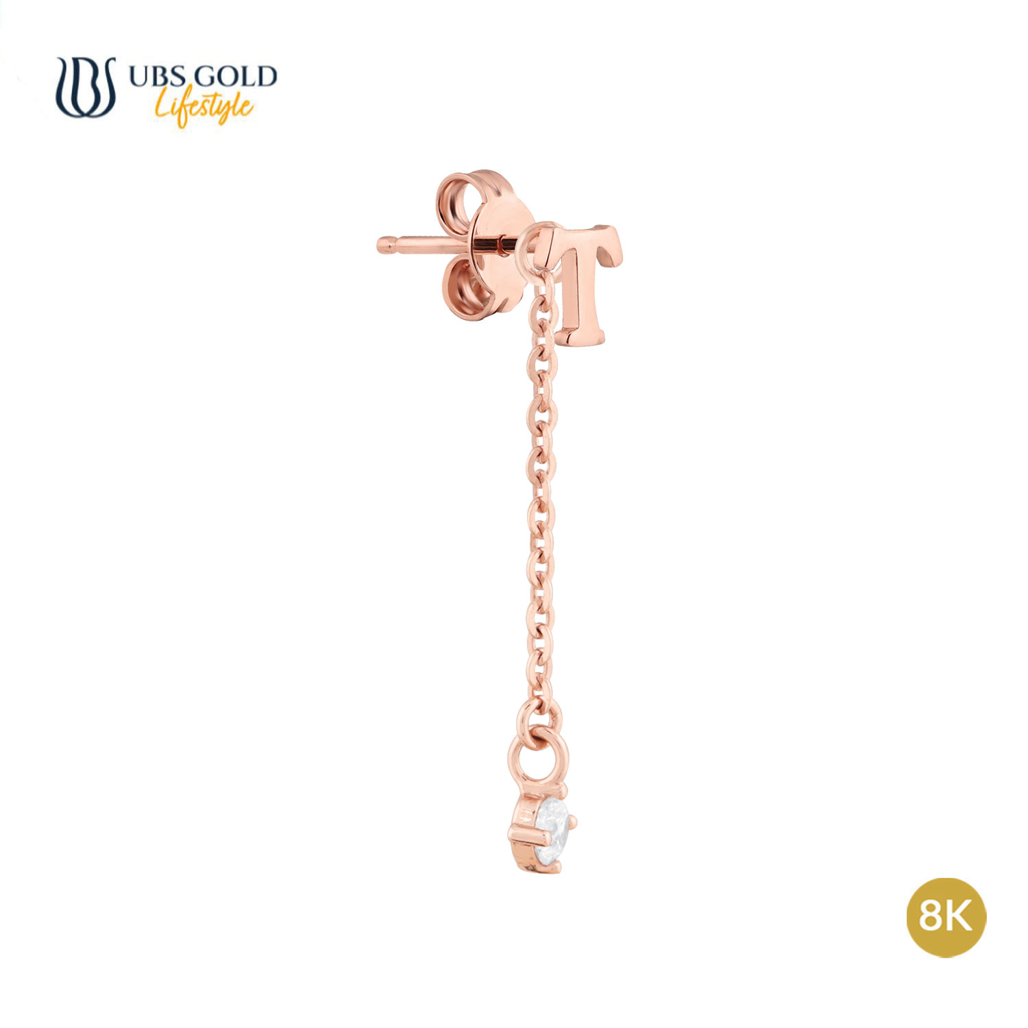 UBS Gold Anting Emas AlphaMe T - Kwr1365K - 8K