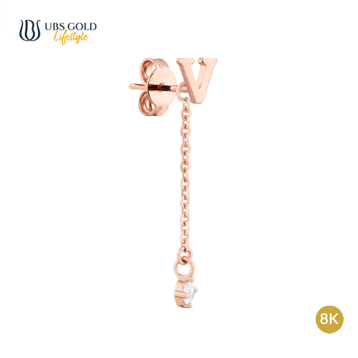 UBS Gold Anting Emas AlphaMe V - Kwr1367K - 8K