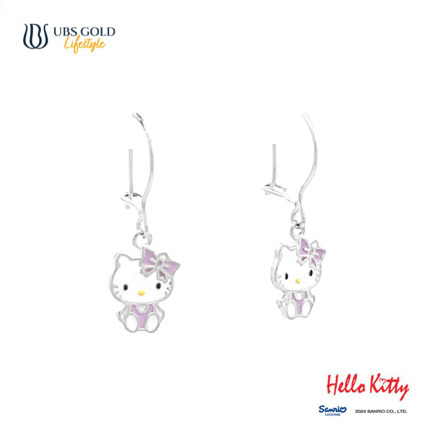 UBS Gold Anting Emas Anak Sanrio Hello Kitty - Aaz0024 - 17K