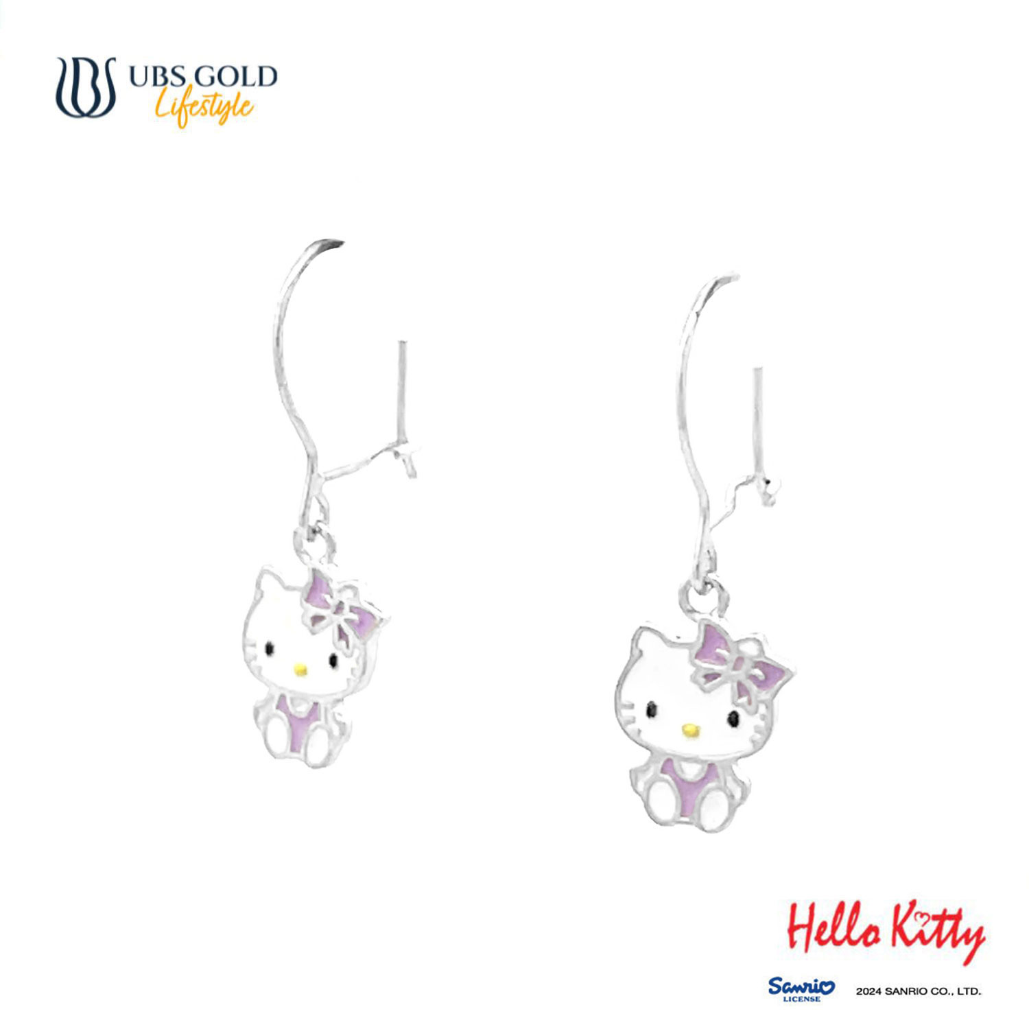 UBS Gold Anting Emas Anak Sanrio Hello Kitty - Aaz0024 - 17K