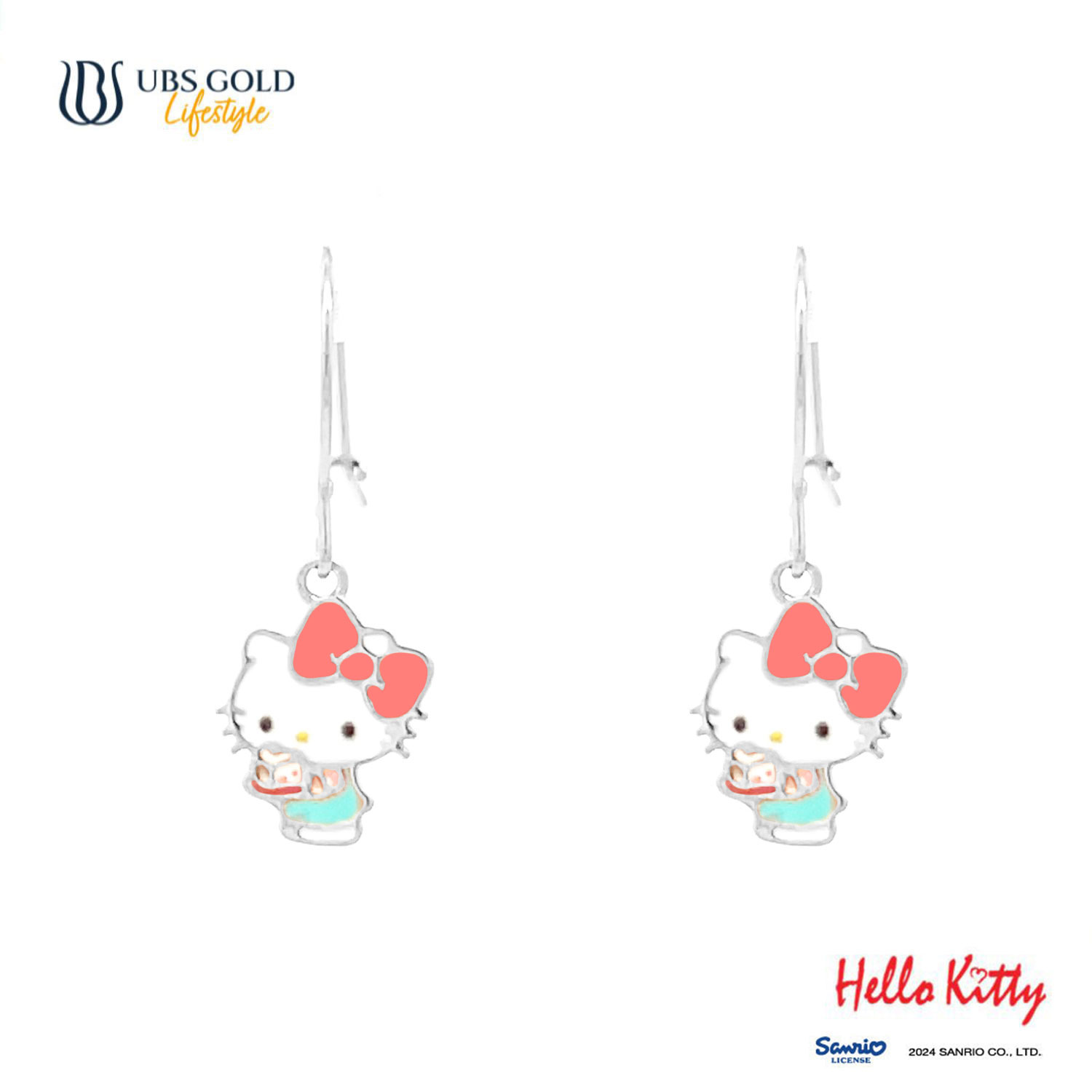 UBS Gold Anting Emas Anak Sanrio Hello Kitty - Aaz0040 - 17K