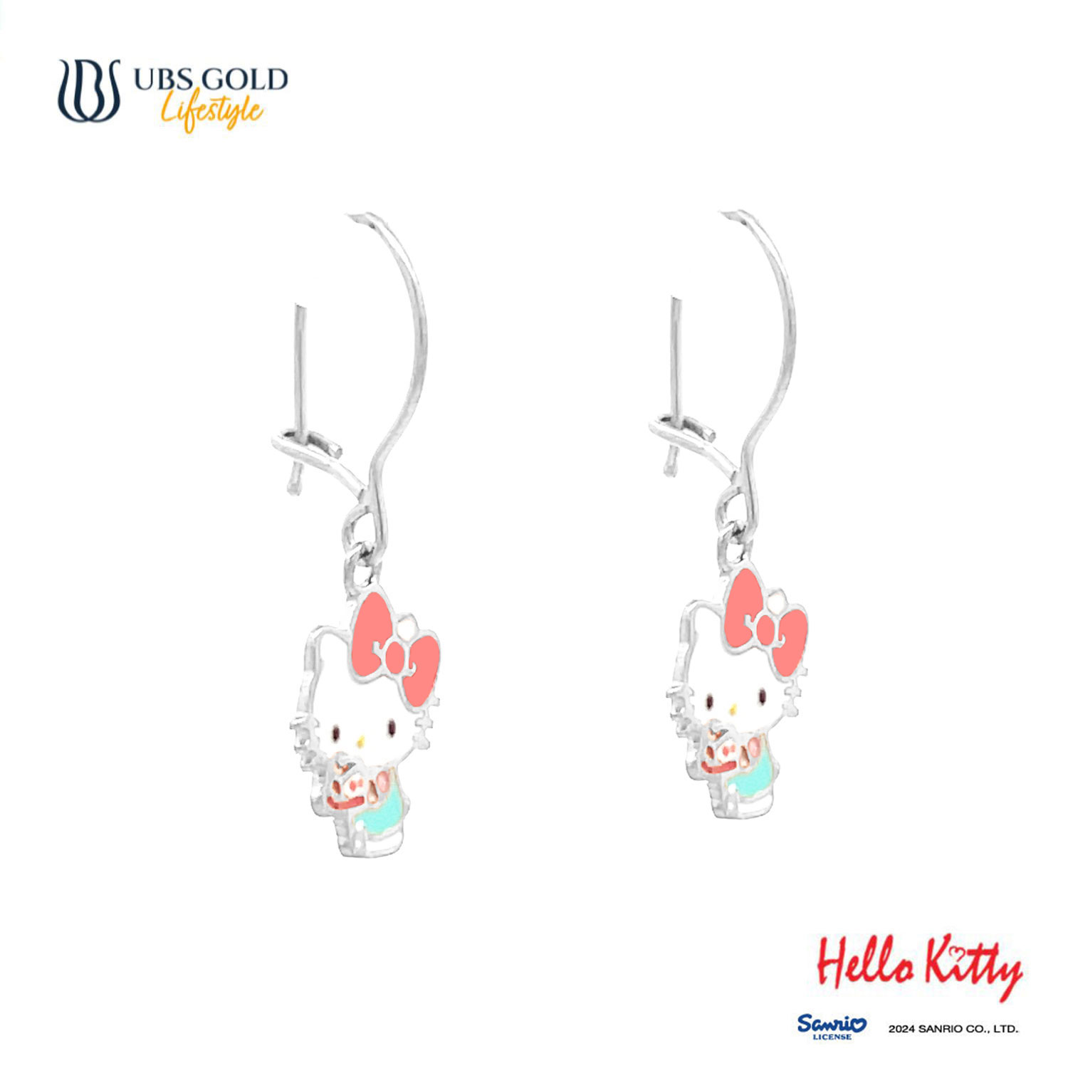 UBS Gold Anting Emas Anak Sanrio Hello Kitty - Aaz0040 - 17K