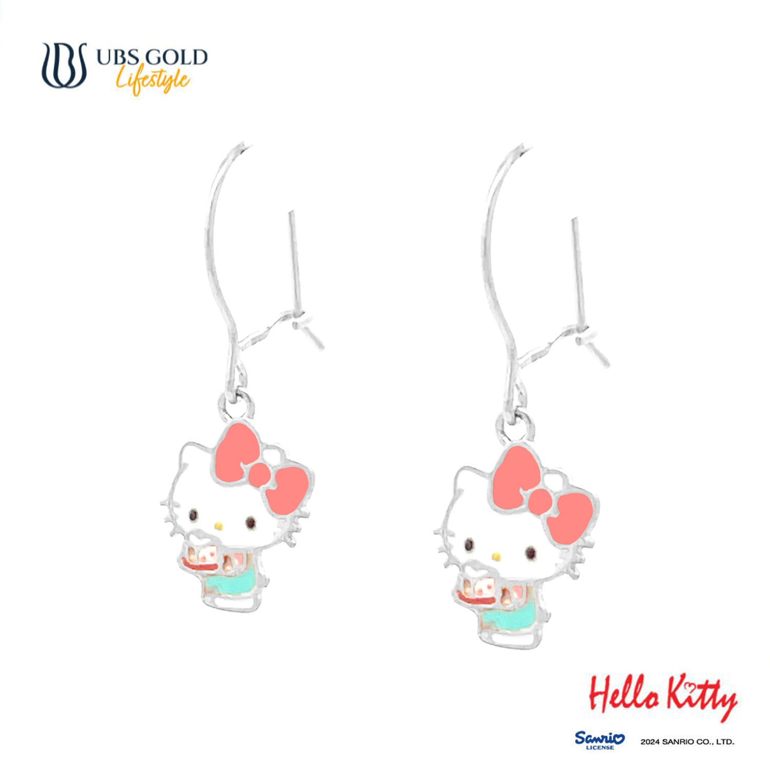 UBS Gold Anting Emas Anak Sanrio Hello Kitty - Aaz0040 - 17K