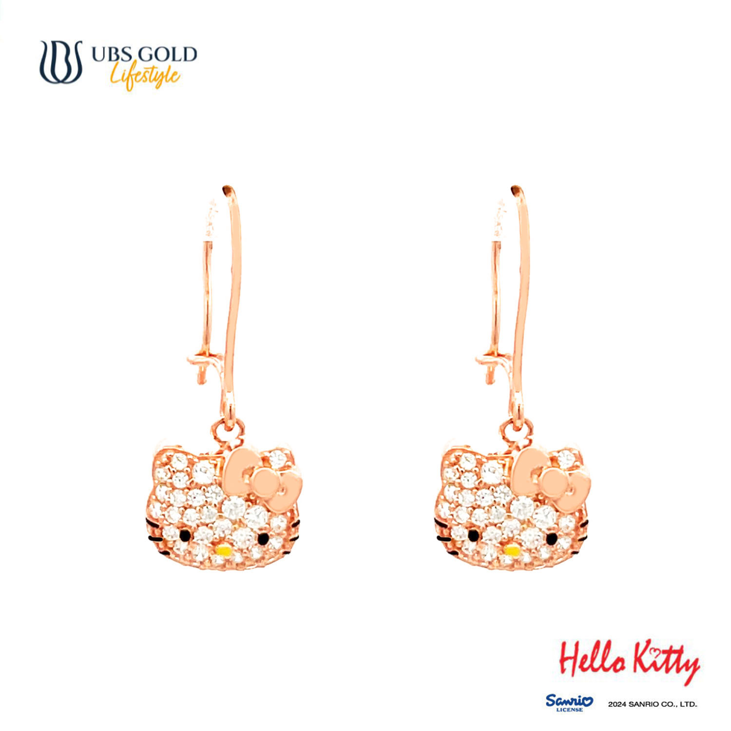 UBS Gold Anting Emas Sanrio Hello Kitty - Caz0001 - 17K