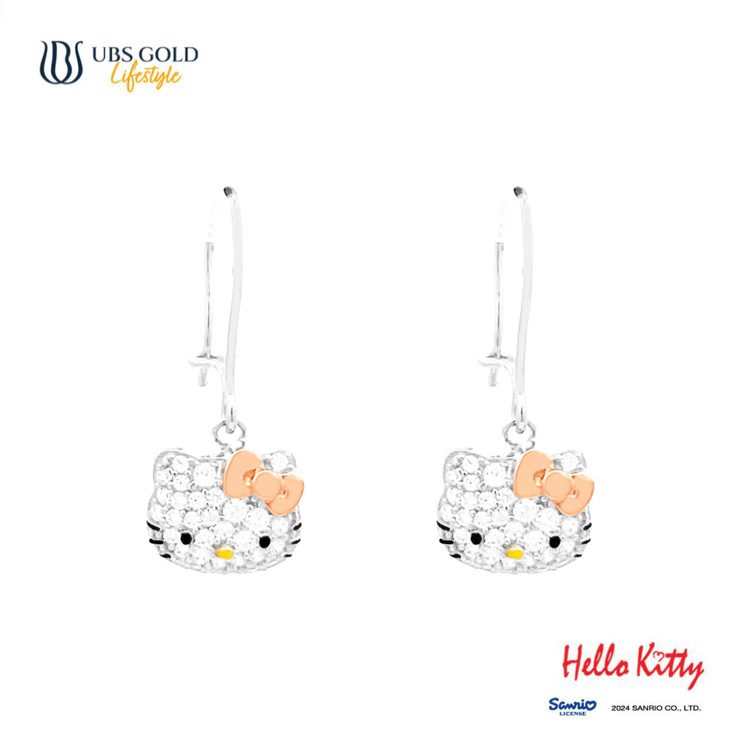 UBS Gold Anting Emas Sanrio Hello Kitty - Caz0001 - 17K