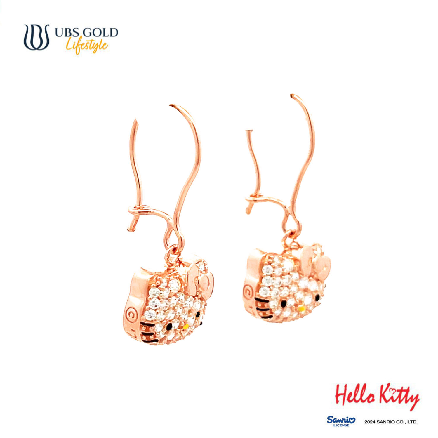 UBS Gold Anting Emas Sanrio Hello Kitty - Caz0001 - 17K