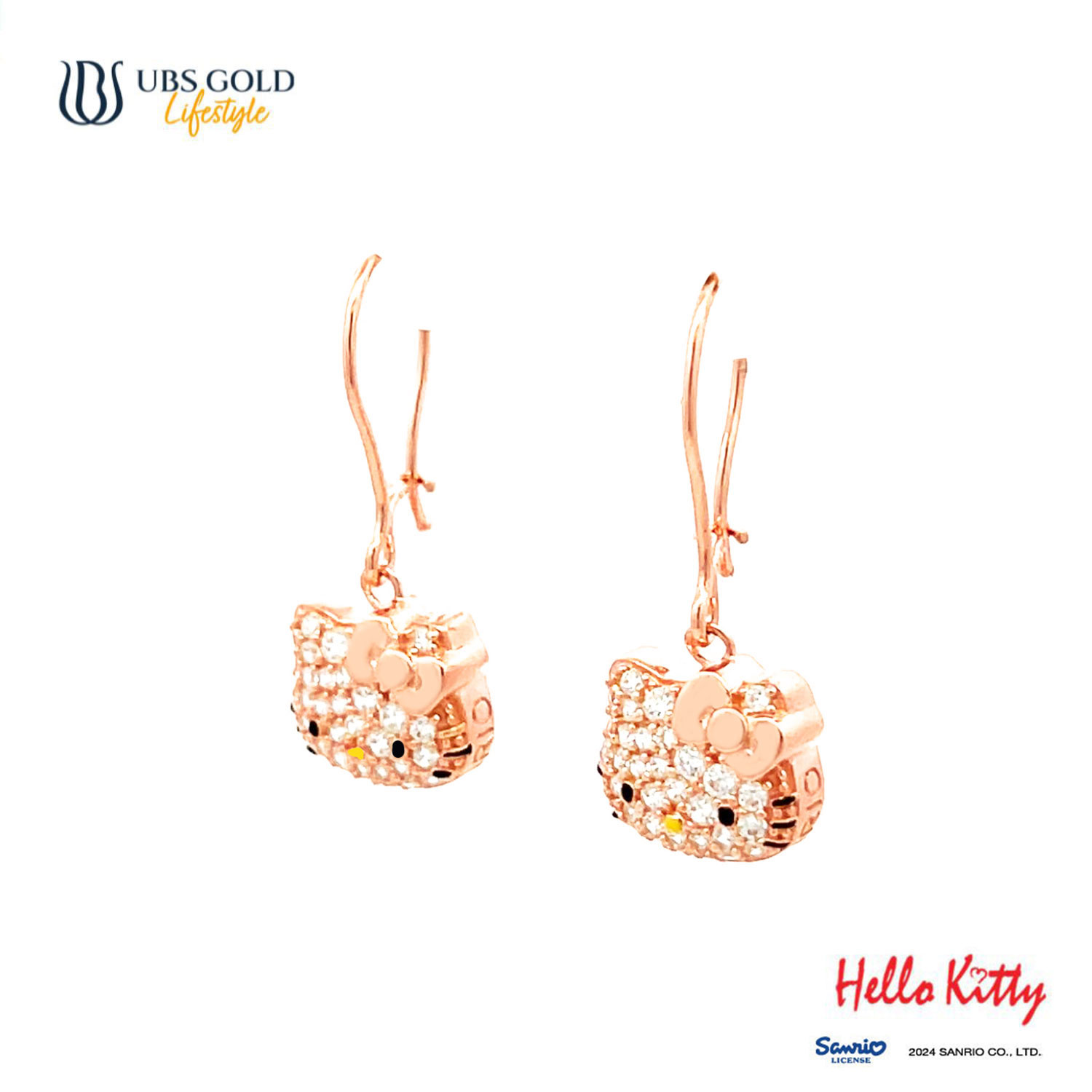 UBS Gold Anting Emas Sanrio Hello Kitty - Caz0001 - 17K