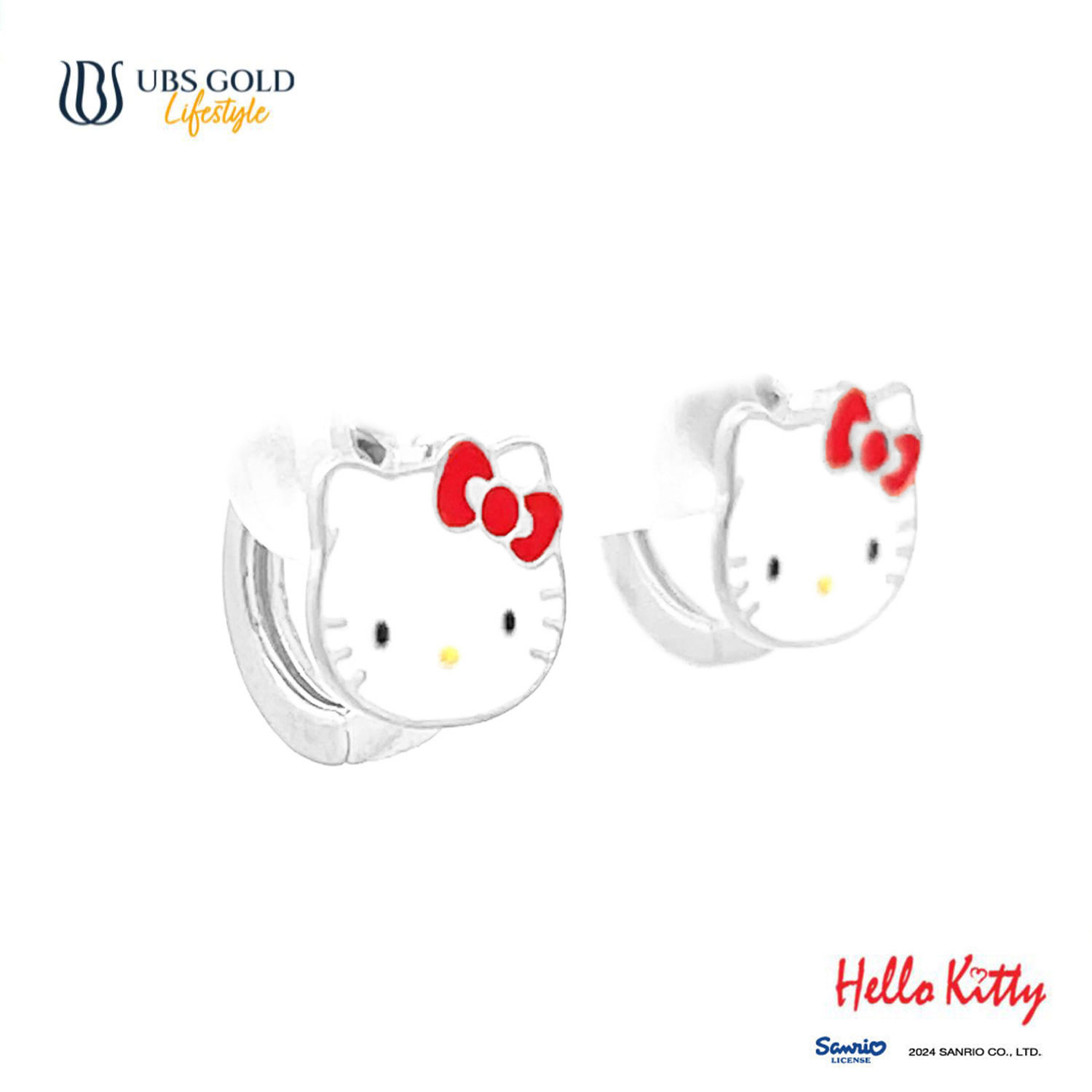 UBS Gold Anting Emas Anak Sanrio Hello Kitty - Caz0005 - 17K