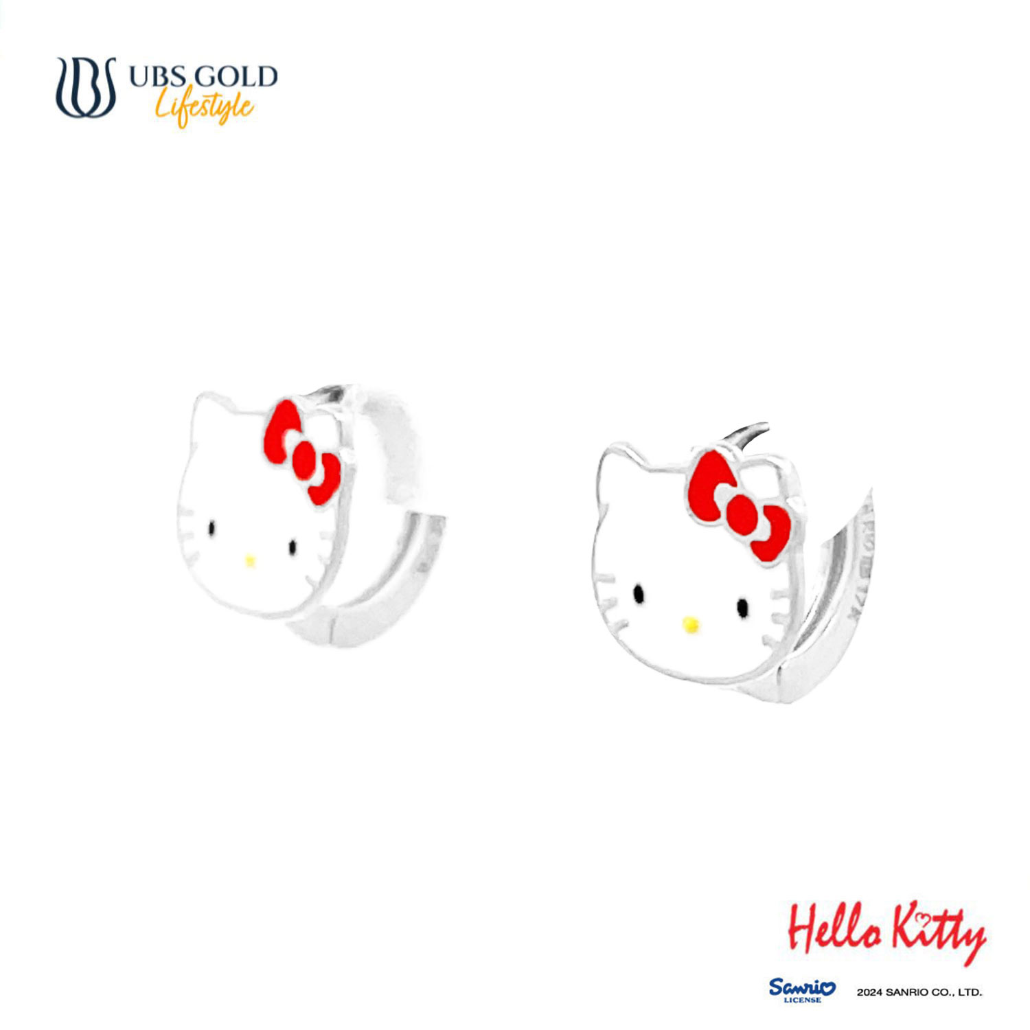 UBS Gold Anting Emas Anak Sanrio Hello Kitty - Caz0005 - 17K