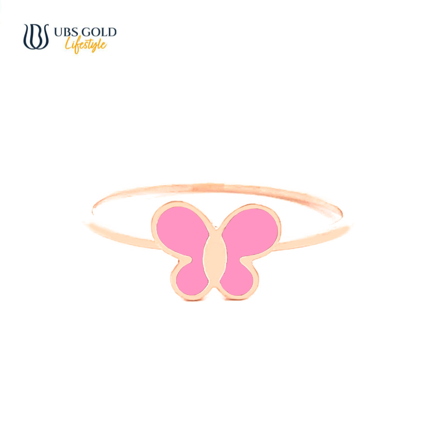 UBS Gold Cincin Emas Luna - Cc70734P - 17K