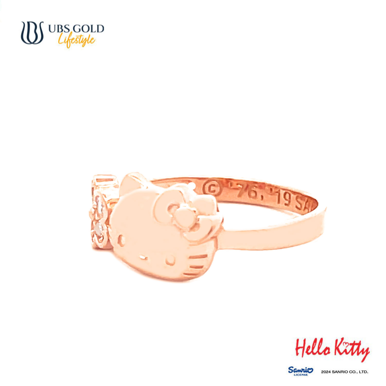 UBS Gold Cincin Emas Sanrio Hello Kitty - CCZ0013 - 17K