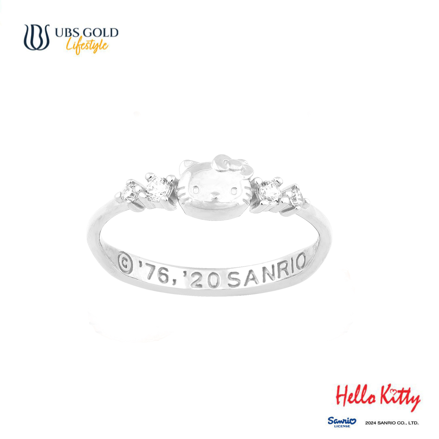 UBS Cincin Emas Sanrio Hello Kitty - Ccz0026R - 17K