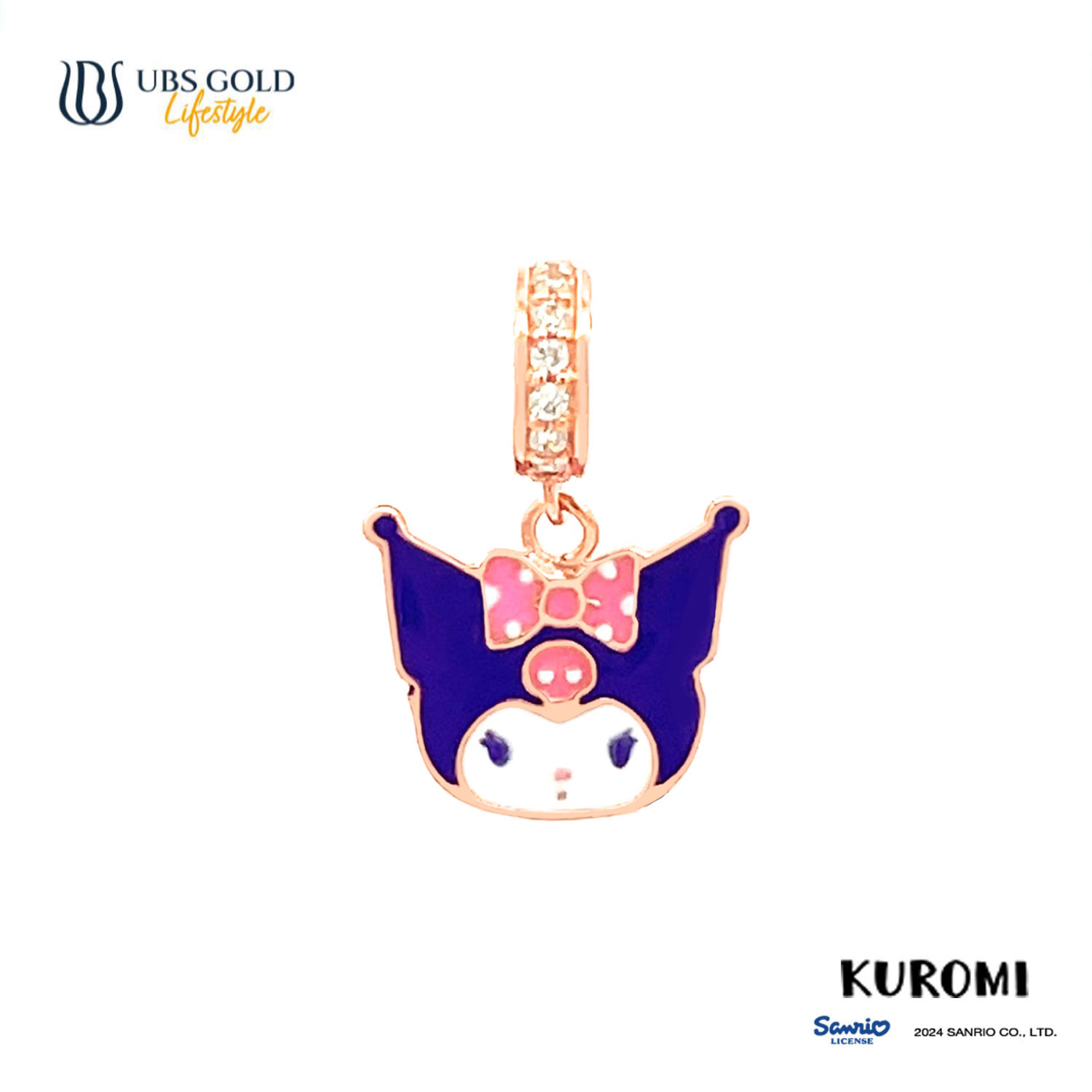 UBS Gold Liontin Emas Sanrio Kuromi Sweetie - Clz0015 - 17K