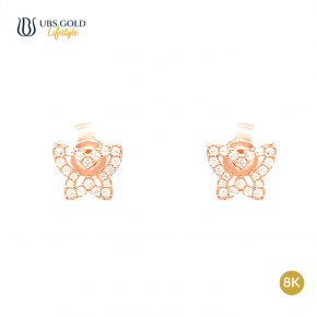 UBS Gold Anting Emas Luna - Cwb0989K - 8K