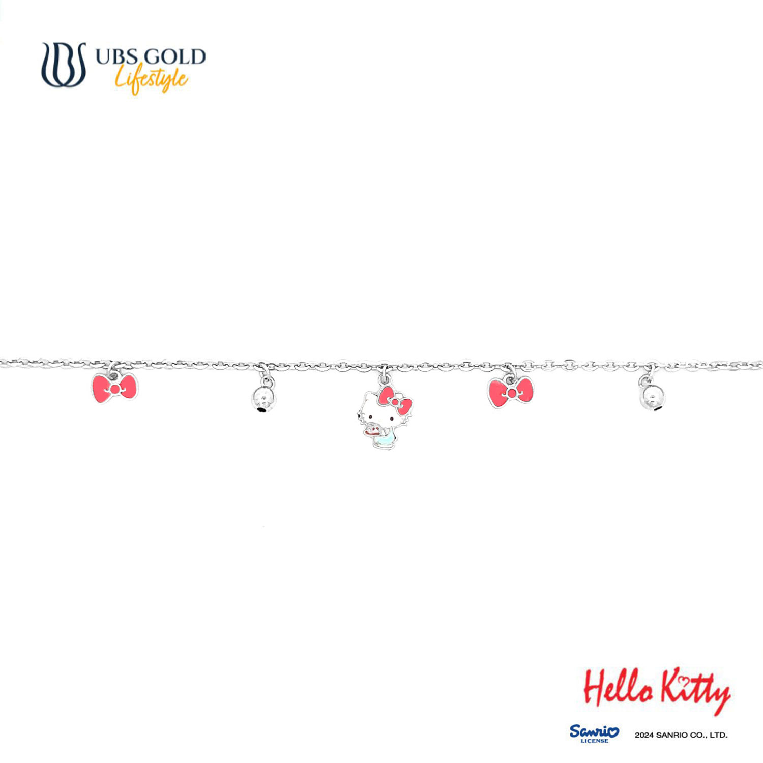 UBS Gold Gelang Emas Anak Sanrio Hello Kitty - Hgz0081 - 17K