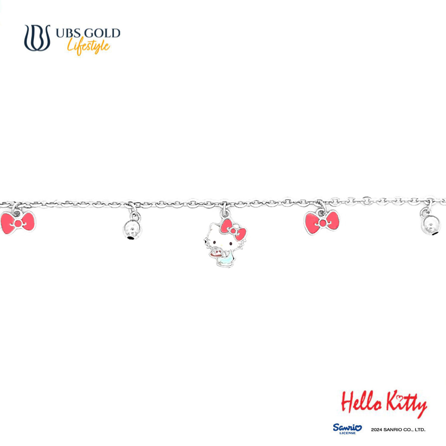 UBS Gold Gelang Emas Anak Sanrio Hello Kitty - Hgz0081 - 17K