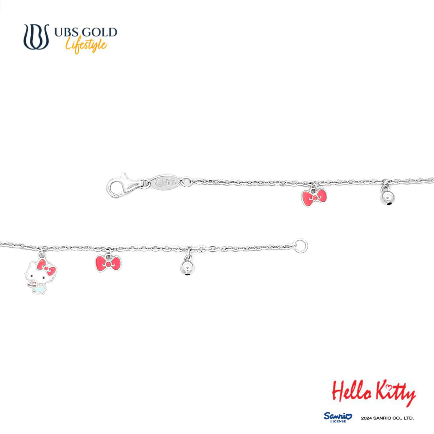 UBS Gold Gelang Emas Anak Sanrio Hello Kitty - Hgz0081 - 17K