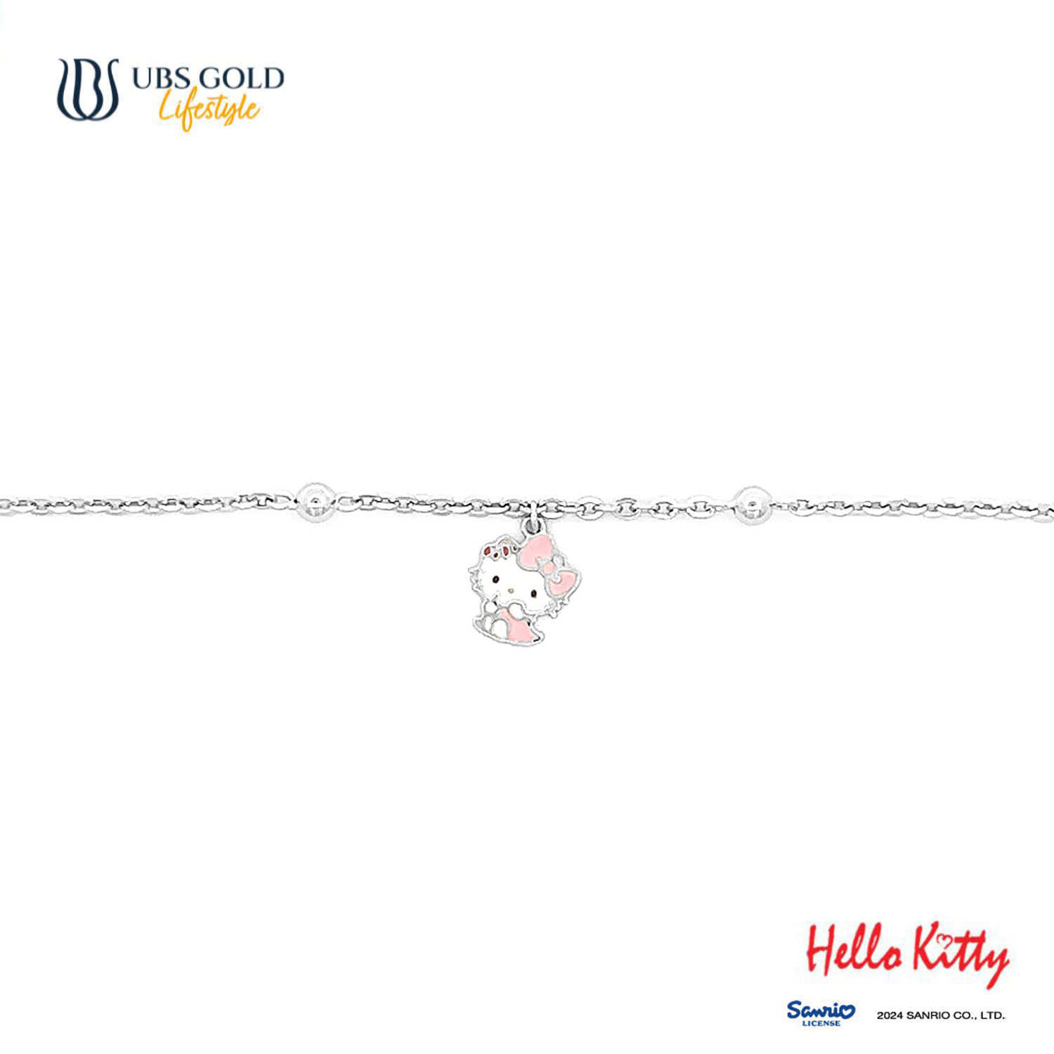 UBS Gold Gelang Emas Anak Sanrio Hello Kitty - Hgz0082 - 17K