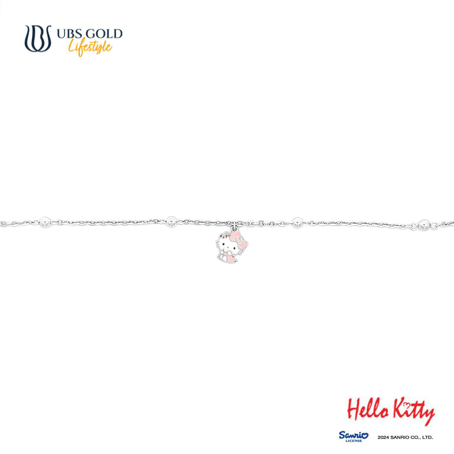 UBS Gold Gelang Emas Anak Sanrio Hello Kitty - Hgz0082 - 17K