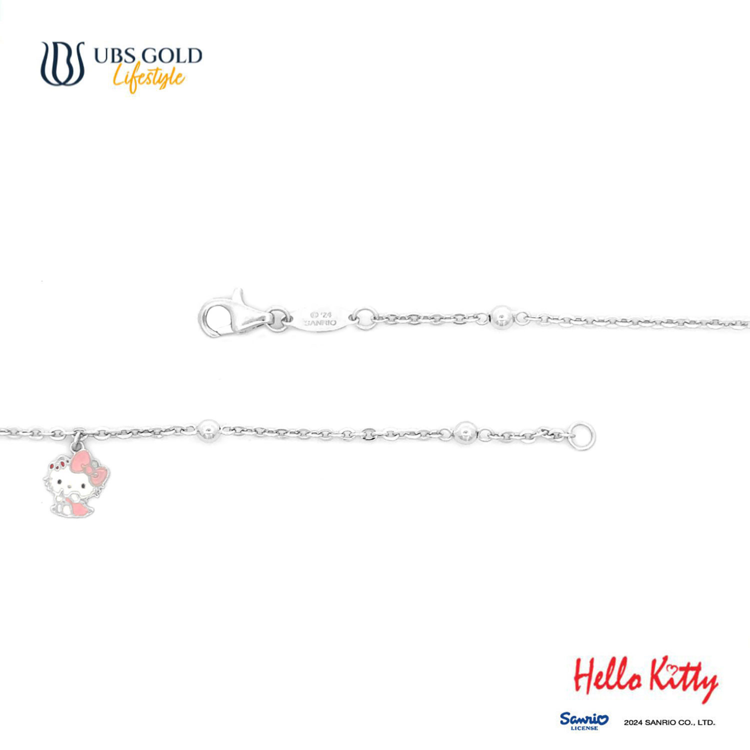 UBS Gold Gelang Emas Anak Sanrio Hello Kitty - Hgz0082 - 17K