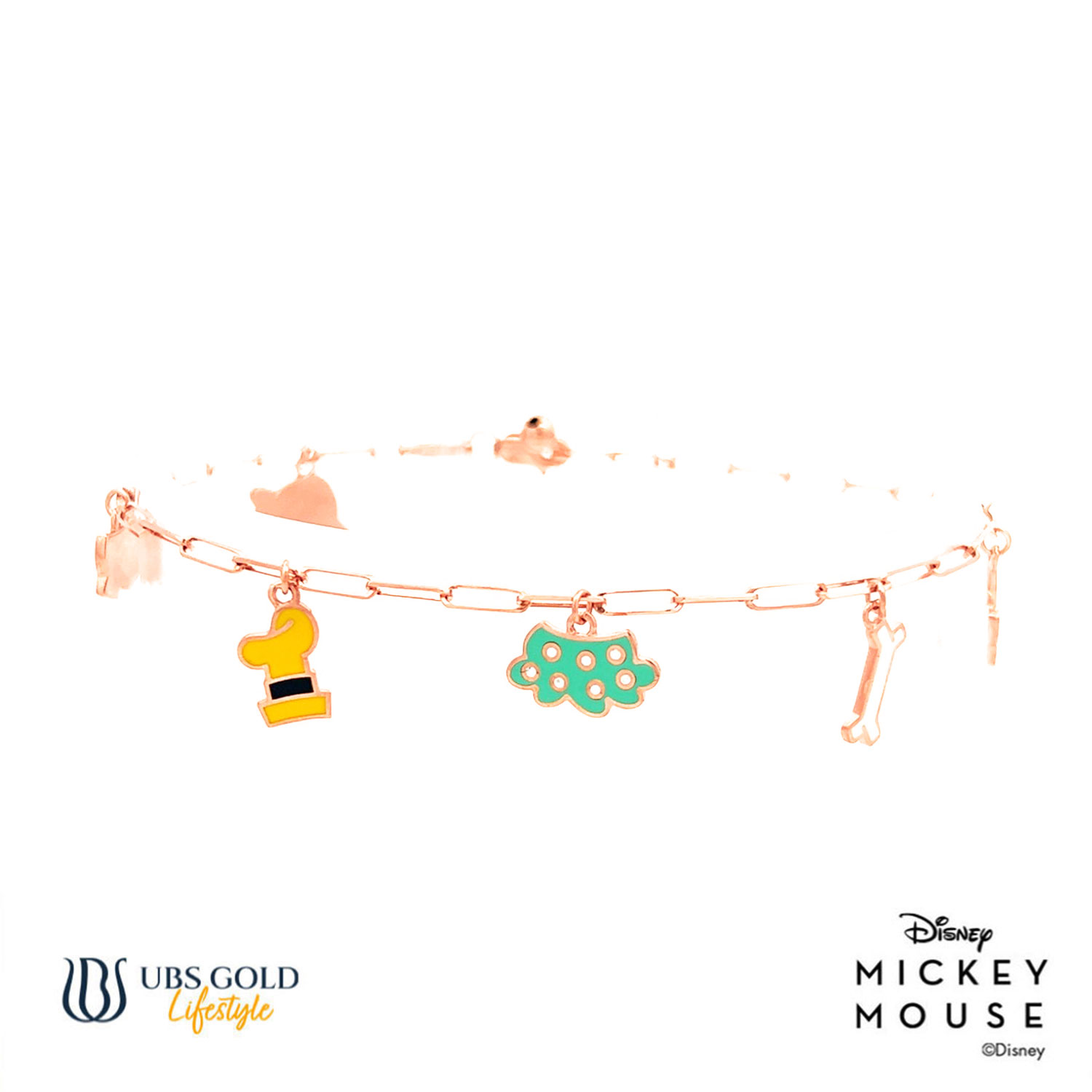 UBS Gold Gelang Emas Disney Minnie Mouse - Kgy0051B - 17K