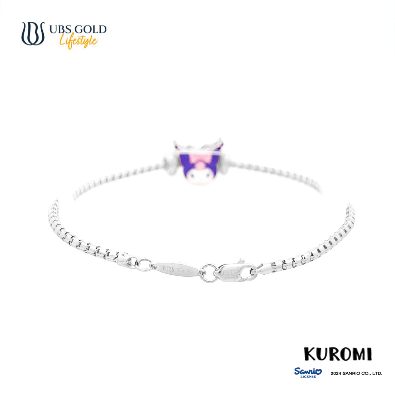 UBS Gold Gelang Emas Sanrio Kuromi Sweetie - Kgz0028 - 17K