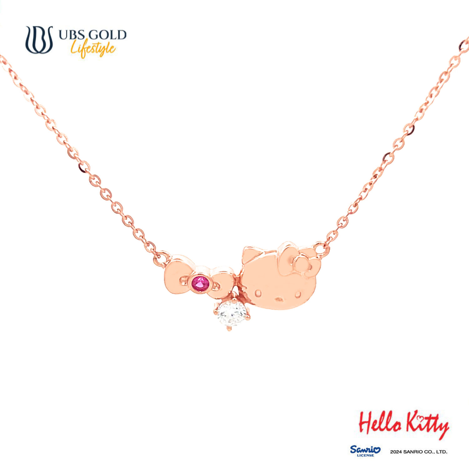 UBS Gold Kalung Emas Sanrio Hello Kitty - Kkz0021 - 17K