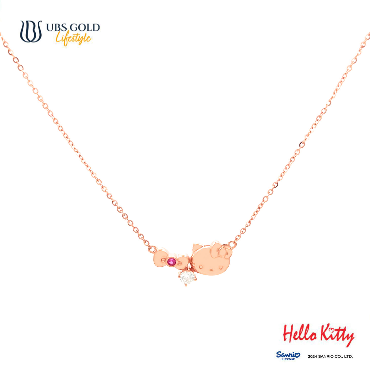 UBS Gold Kalung Emas Sanrio Hello Kitty - Kkz0021 - 17K