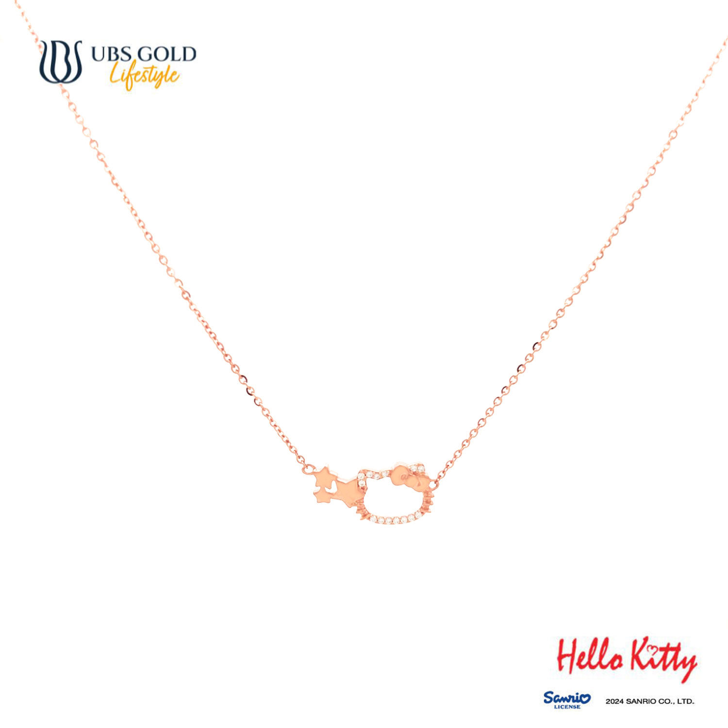 UBS Gold Kalung Emas Sanrio Hello Kitty - Kkz0024 - 17K