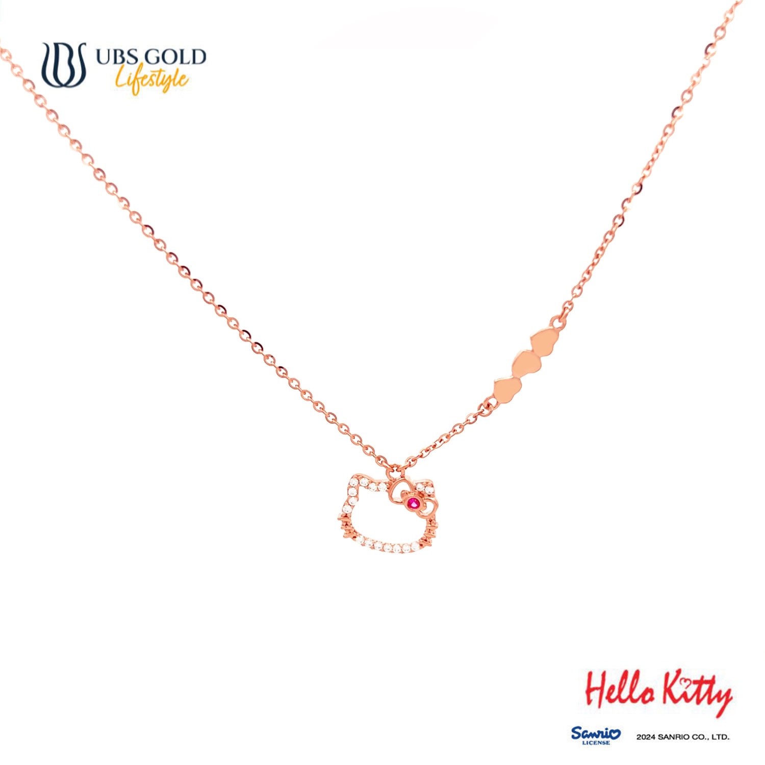 UBS Gold Kalung Emas Sanrio Hello Kitty - Kkz0047 - 17K